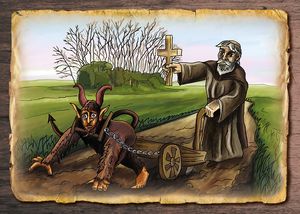 Jak sv. Prokop oral s čertem