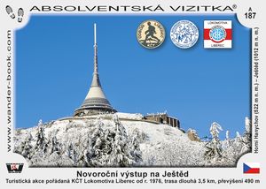 Novoroční výstup na Ještěd (leden)